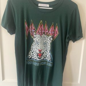 Daydreamer Def Leppard Too Late For Love Band Tee